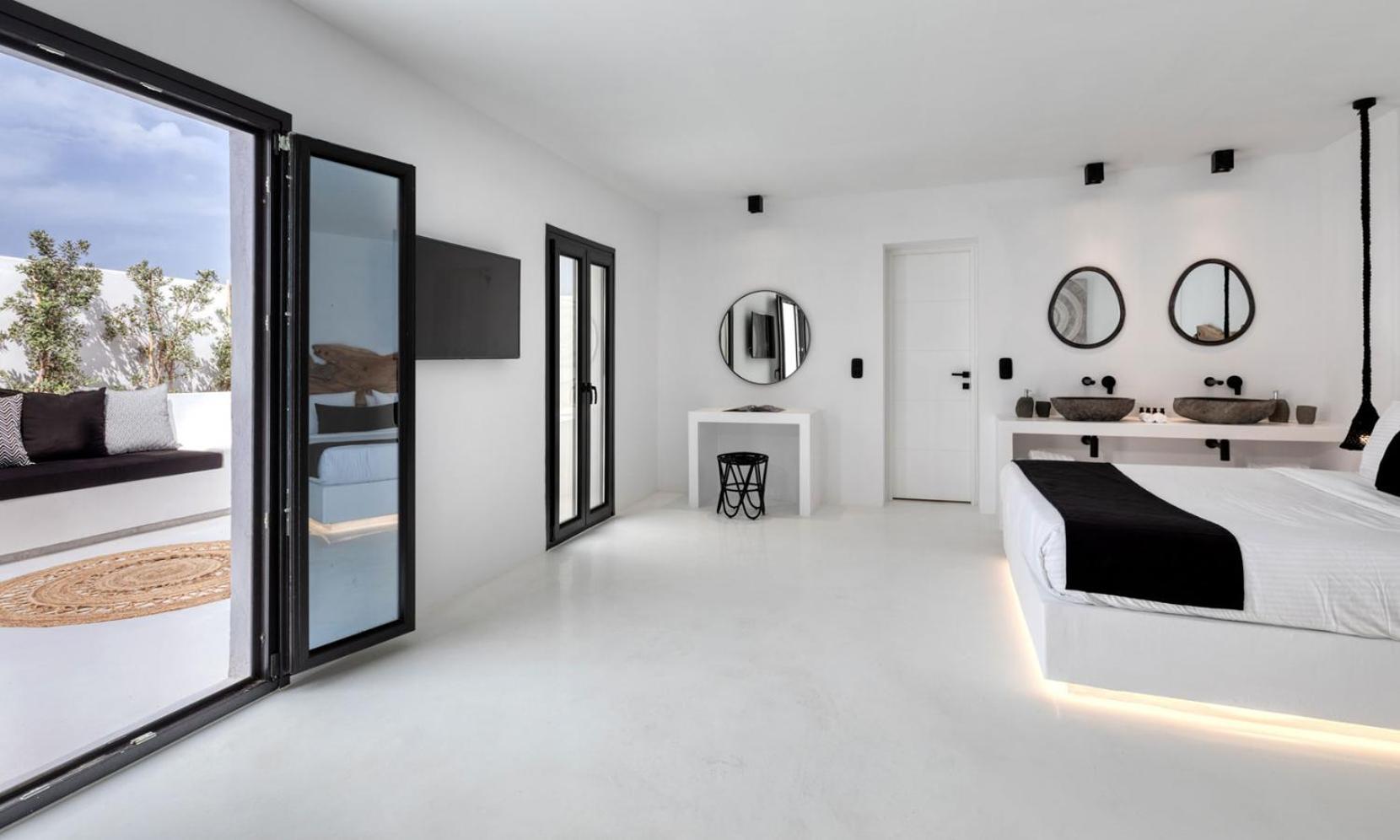Psarou Black Villa 2 Bagian luar foto