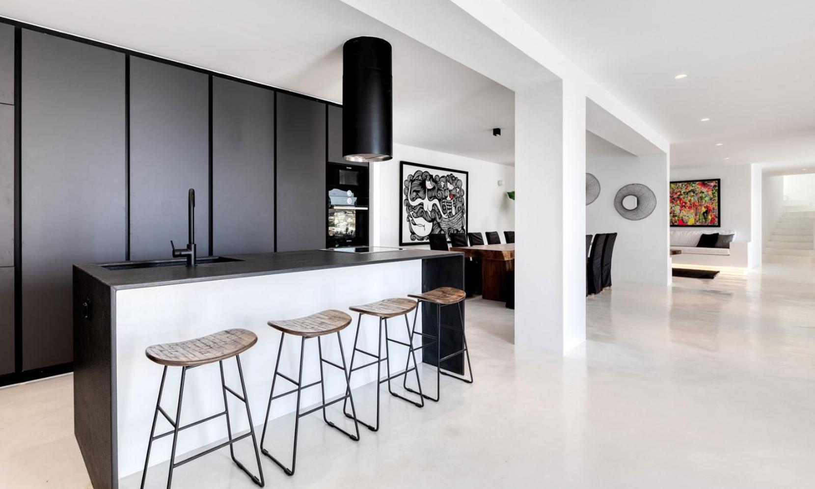 Psarou Black Villa 2 Bagian luar foto