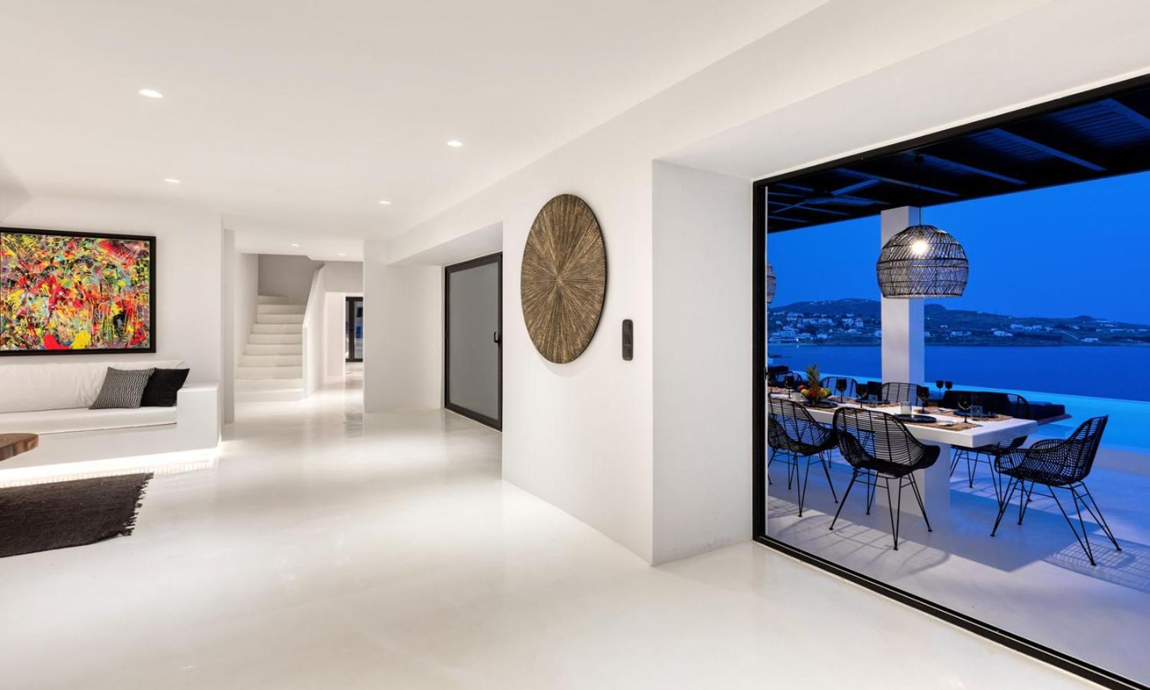 Psarou Black Villa 2 Bagian luar foto