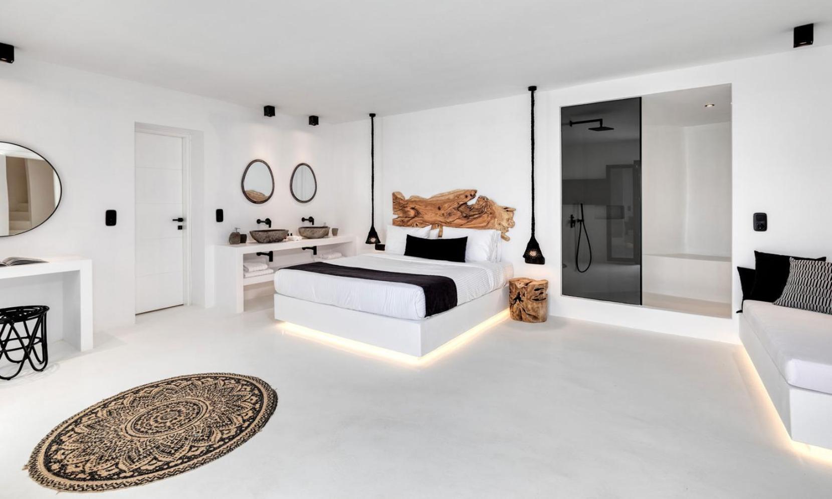 Psarou Black Villa 2 Bagian luar foto